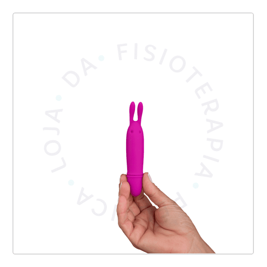 Mini cápsula vibratória rabbit roxa 13cm_01 Mini cápsula vibratória rabbit