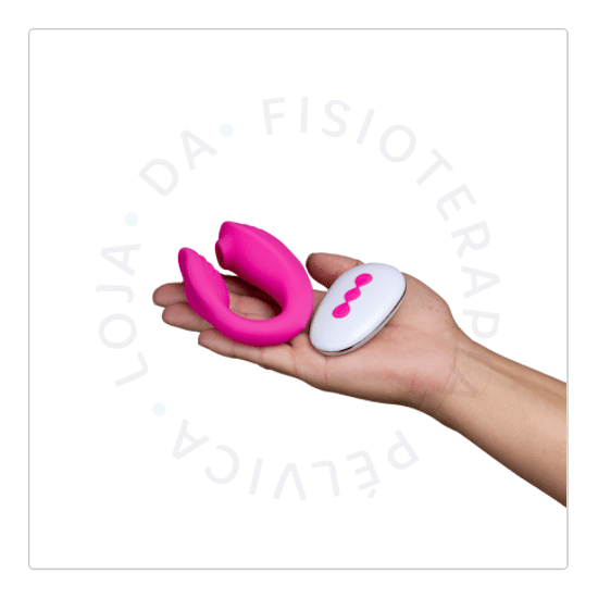 Vibrador casal com estimulador clitoriano pink_02 Vibrador casal com estimulador clitoriano