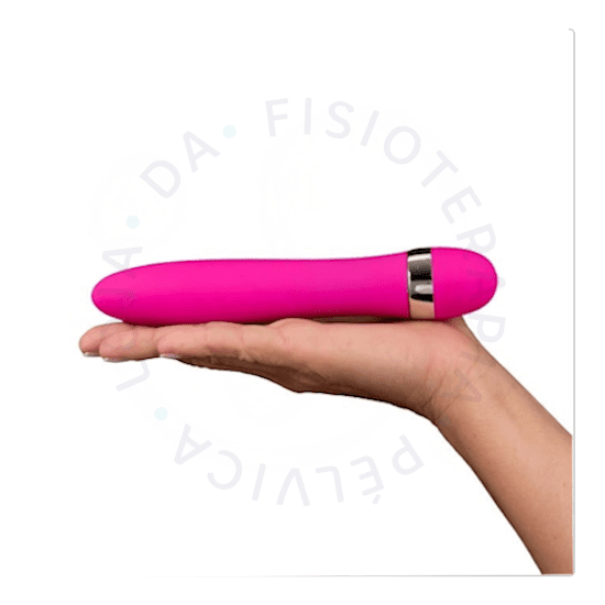 Vibrador liso com toque aveludado pink 19cm_02 Vibrador liso com toque aveludado